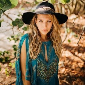 Free People Kaleidoscope Kaftan Mini Dress XS